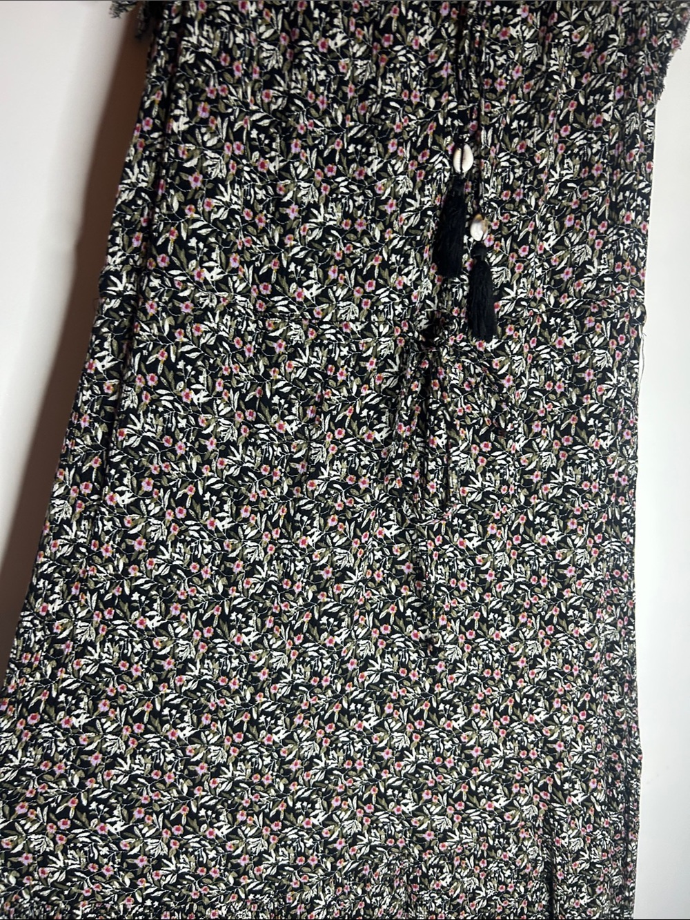 Natural Life Black Floral Boho Maxi Dress - Tall Girl Friendly - Picture 5 of 12